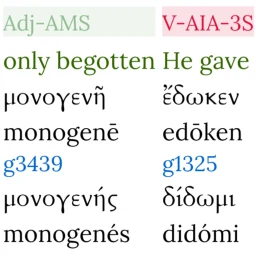 Hebrew/Greek Interlinear Bible 아이콘
